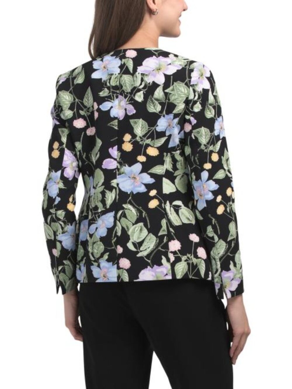 KASPER Petite Printed Scuba Jacket - Picture 2 of 4